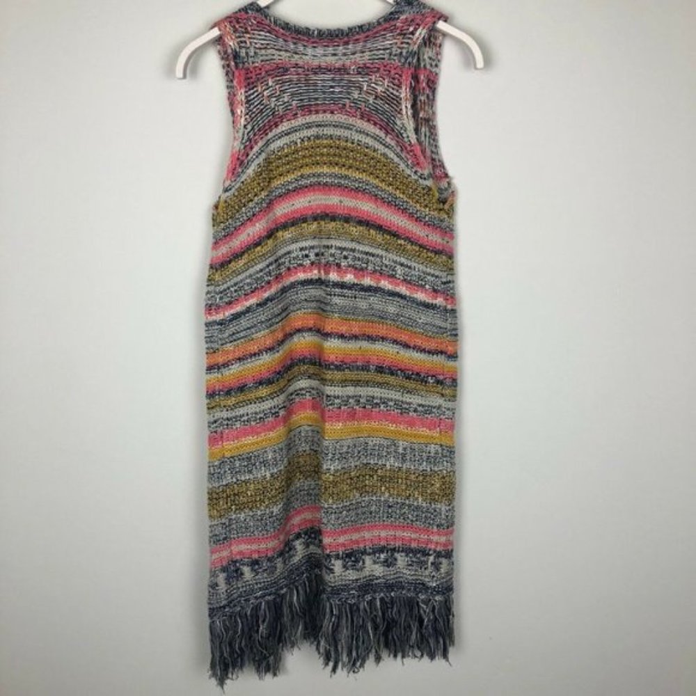 Paper Crane Colorful Knitted Vest - Picture 5 of 11